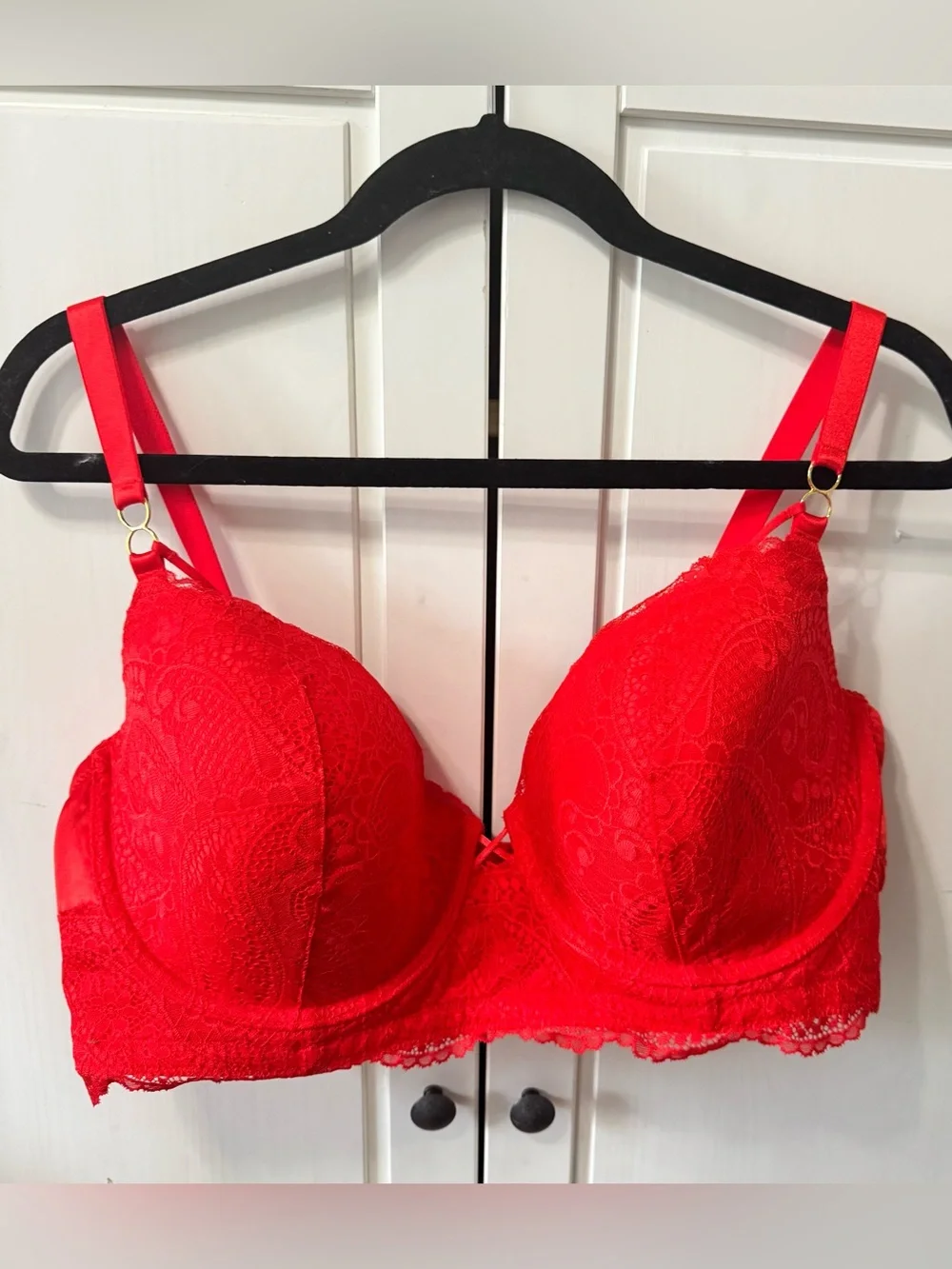 Aerie Real Power Paisley Lace Strappy Balconette Bra 40DD - Picture 3 of 8